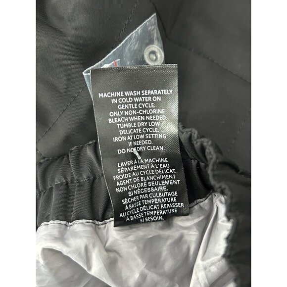 Arctic Expedition Quilted Womens Black Pants 1X Polyester Elastic Waist Warm Win - Picture 8 of 9